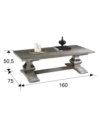 MESA DE CENTRO ·ANTICA· 160